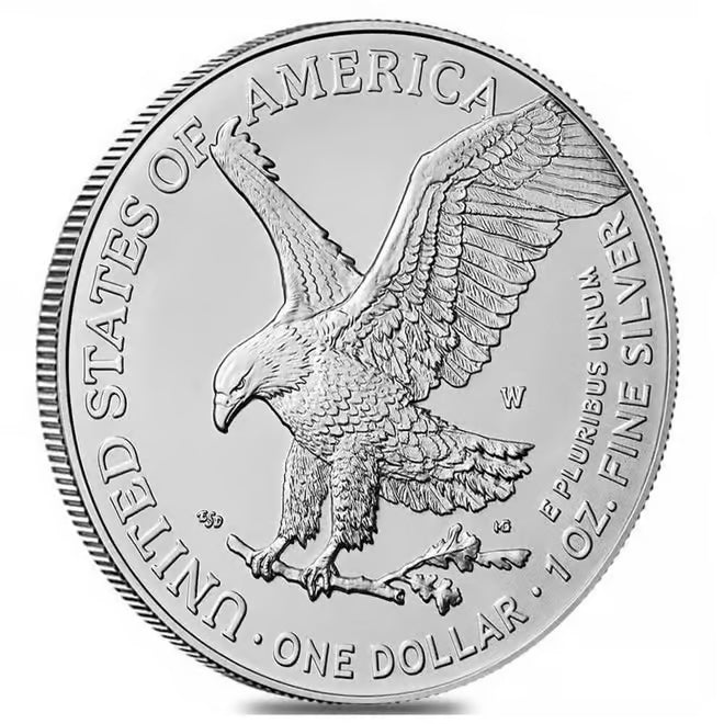 2024 1 oz Silver American Eagle $1 Coin BU - image 3